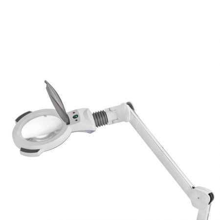 1006AT LED Lupenlampe ohne Gestell mit geöffneter Abdeckung